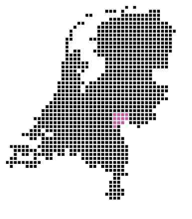 Foto (kleur) NL kaart winter 1